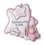Babys First Swing Pink